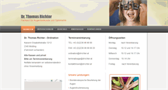 Desktop Screenshot of drrichter.at